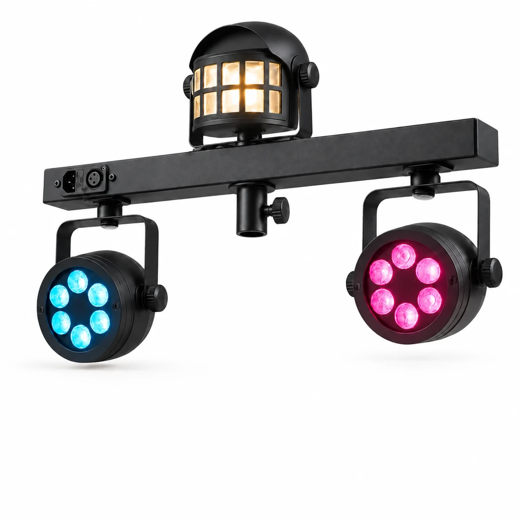 Lys-pakke med LED-lamper og centereffekt