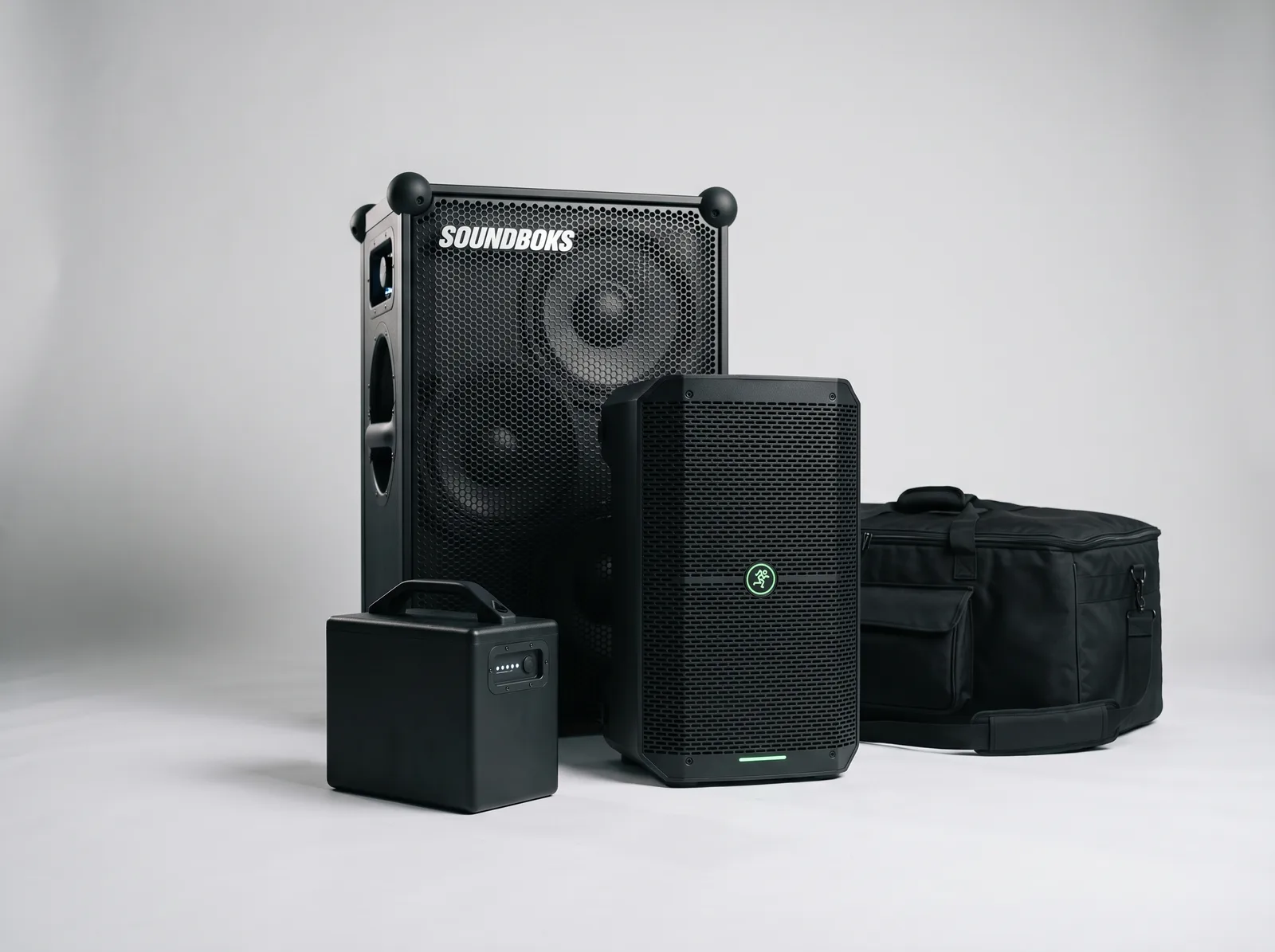 Studenterpakken med Soundboks 4, ekstra batteri og bæretaske